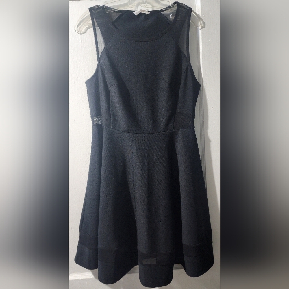 Elegant Black Sleeveless Dress size:L